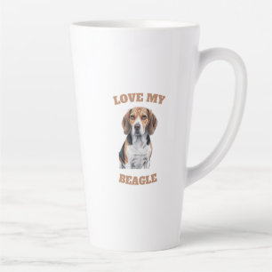 Tasse Latte Beagle Lover Design