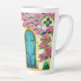 Tasse Latte Beauté intemporelle Ancienne porte de la fête des