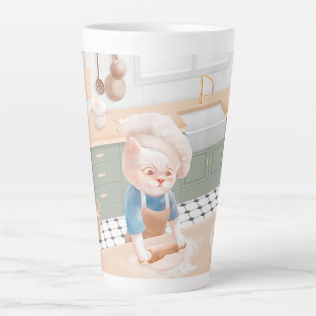 Tasse Latte Bébé Bébé - Cosy Morning Kneading (Devant)