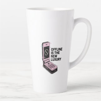 Tasse Latte Being offline is the new luxury
