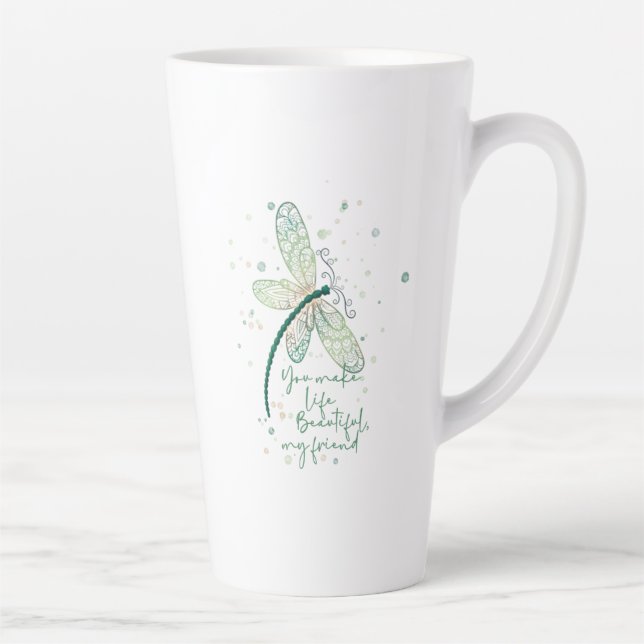 Tasse Latte Belle dragon volée - Vous faites la vie belle Cof (Droite)