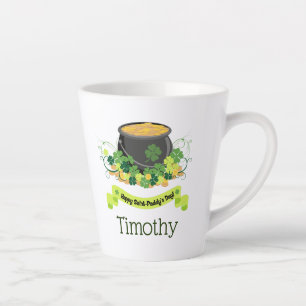 Tasse Latte Belle et amusante St. Patrick's Day