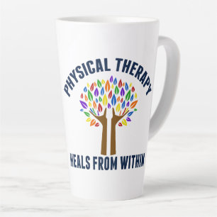 Tasse Latte Belle thérapie physique Citation inspirante