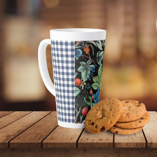 Tasse Latte Berries Medley sur Country En vichy