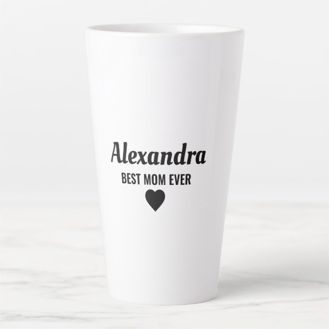 Tasse Latte Best Mom (Devant)