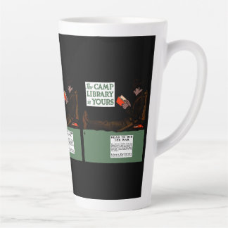 Tasse Latte Bibliothèque des camps de la Première Guerre mondi