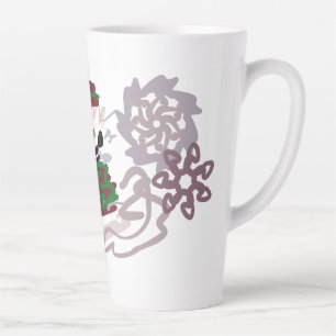 Tasse Latte Bichon Frise Hiver
