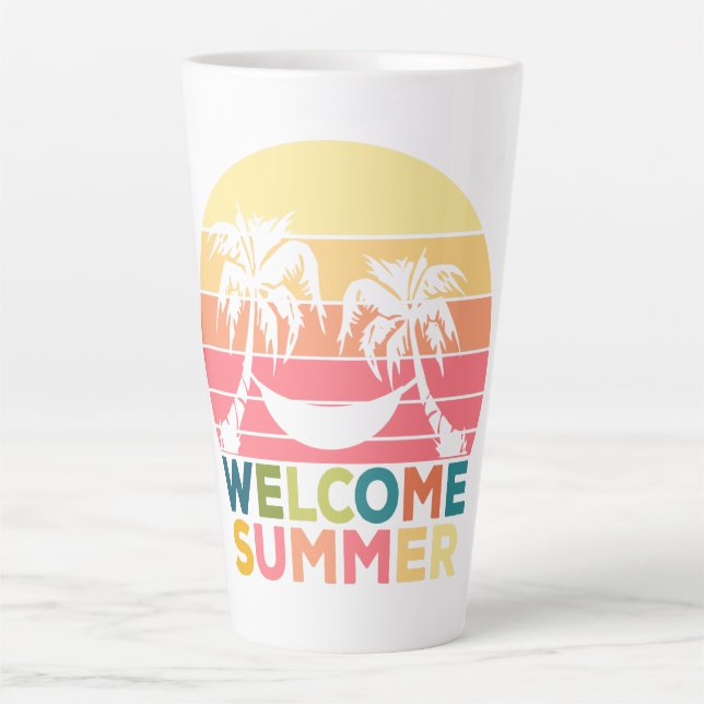 TASSE LATTE BIENVENUE ÉTÉ (Devant)
