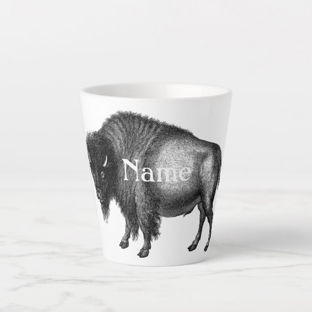 Tasse Latte Big Bison Buffalo Thunder-Cove (Devant)