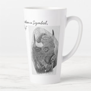 Tasse Latte Bison d'Amérique
