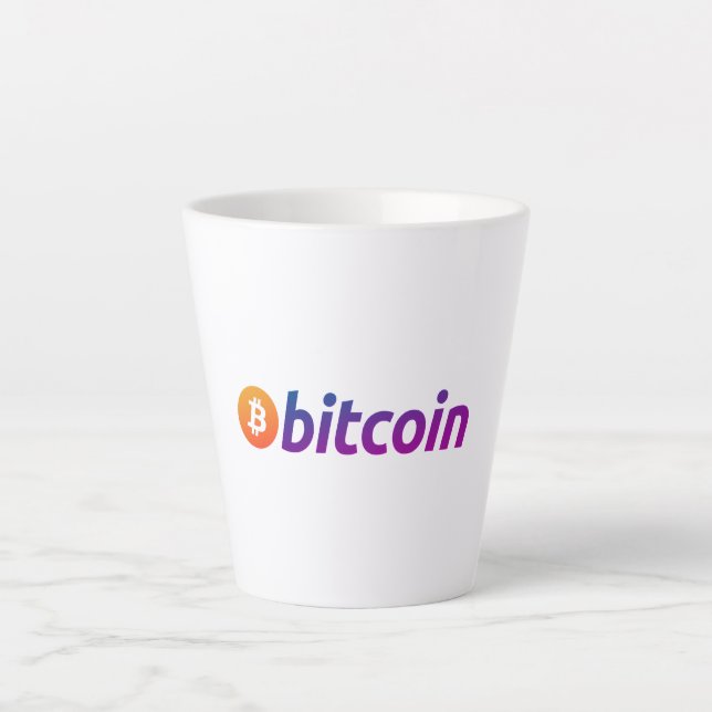Tasse Latte Bitcoin Miami (Devant)