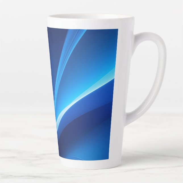 Tasse Latte Bleu (Droite)