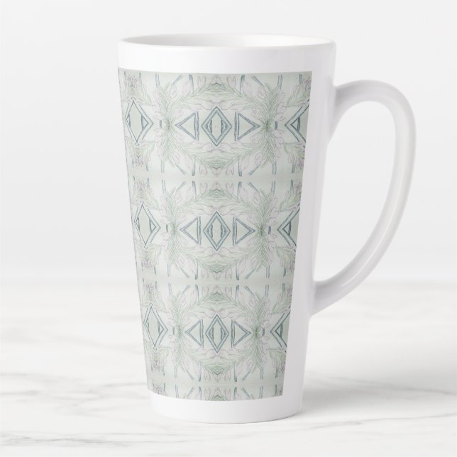 Tasse Latte Bleu complexe   (Droite)