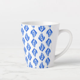 Tasse Latte Bleu Méditerranée