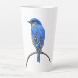 Tasse Latte Bluebird