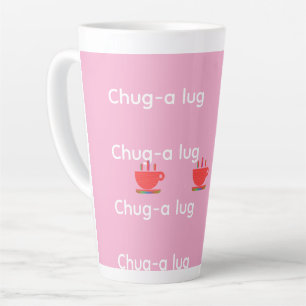 Tasse Latte Boire Cul Sec Rose