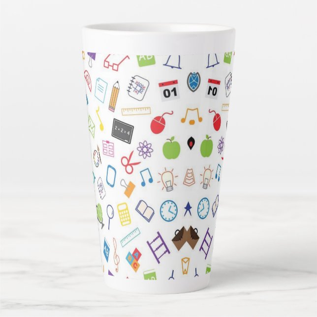 Tasse Latte Boire pour aimer (Devant)