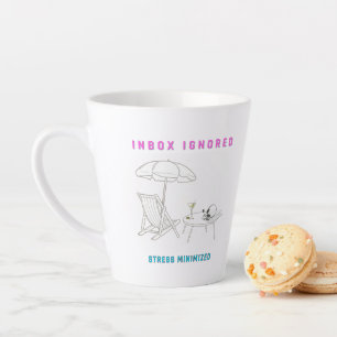 Tasse Latte Boîte de réception ignorée, contrainte réduite