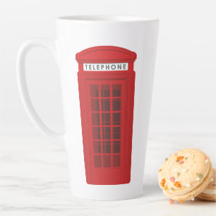 Tasse Latte Boîte Téléphonique