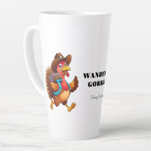 Tasse Latte Bon thanksgiving Cute Turquie Voyage