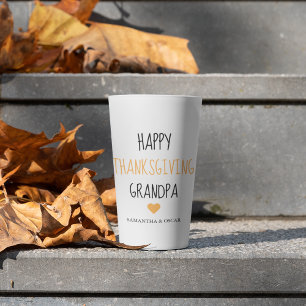 Tasse Latte Bon thanksgiving photo Collage moderne grand-père