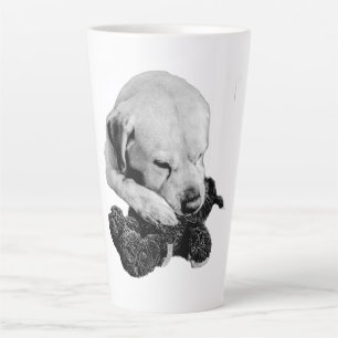 Tasse Latte Bonjour avec mon jouet
