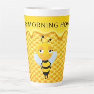 Tasse Latte Bonjour Chéri !Personnalisez