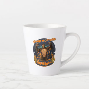 Tasse Latte Bonjour Soleil Drôle Bigfoot
