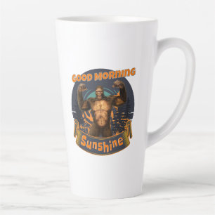 Tasse Latte Bonjour Soleil Drôle Bigfoot