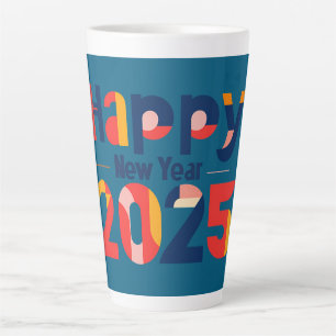 Tasse Latte Bonne Année 2025 : Année Des Possibilités Optimist