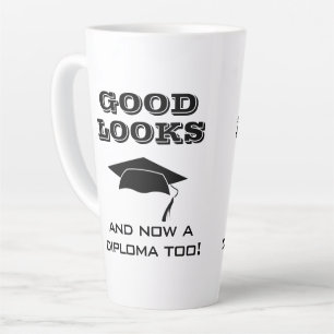 Tasse Latte Bonne apparence et maintenant Diplôme Trop drôle G