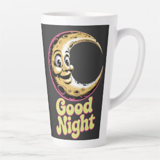 Tasse Latte Bonne nuit Retro Moon