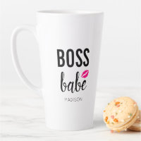 Boss Babe Personnalisé | Bisou Rose | Lèvres Roses