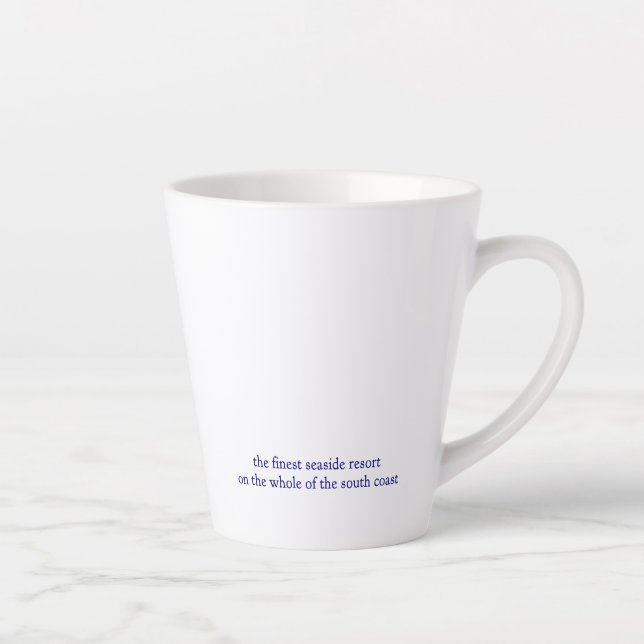 Tasse Latte Bouche de la station balnéaire de Sanditon (Droite)