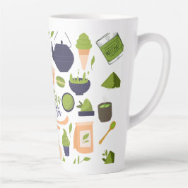 Tasse Latte Boue verte latte de thé