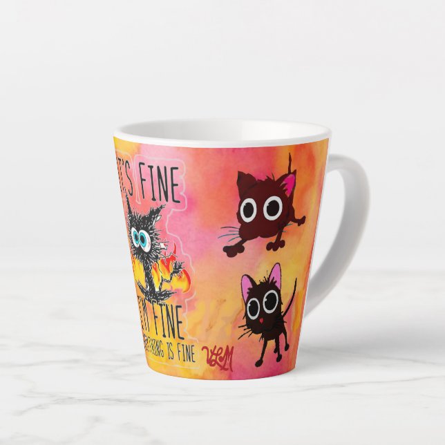 Tasse Latte Boug Kit Orange fin pour tout (Angle droit)