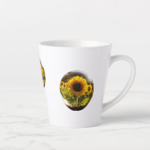 Tasse Latte Bouge Latte Bliss de tournesol - 12 oz