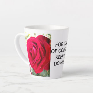 TASSE LATTE BOUGIE DE CAFÉ