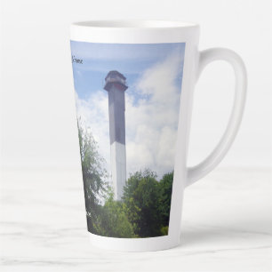 Tasse Latte Boule en latte du phare de Charleston
