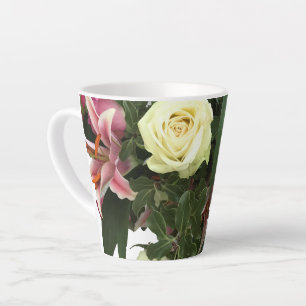 Tasse Latte Bouquet de la fête des mères