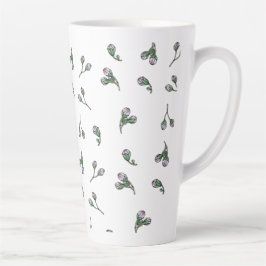 Tasse Latte Bourgeons de fleurs roses