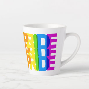 Tasse Latte Bouteille de fierté