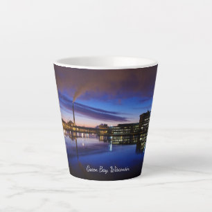 Tasse Latte Bouteille en latte de Green Bay Wisconsin