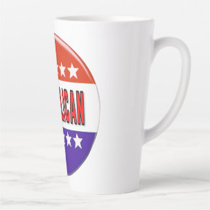 Tasse Latte Bouton républicain