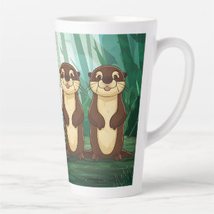 Tasse Latte Boutons de dessin