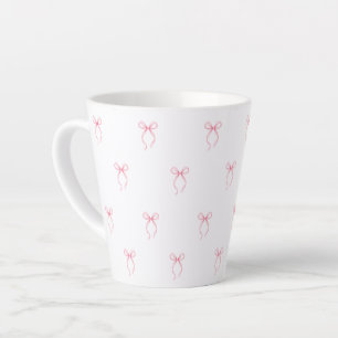 Tasse Latte Bow rose