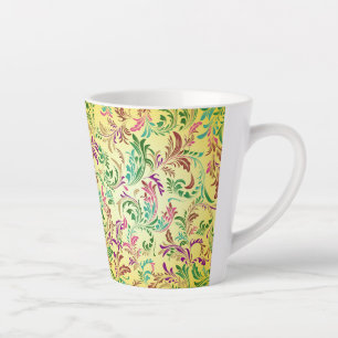 Tasse Latte Branches Design Motif-444555