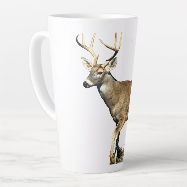 Tasse Latte Buck White Tailed (Angle gauche)