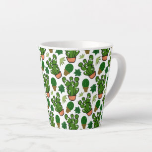 Tasse Latte Cactus succulents
