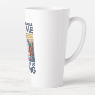Tasse Latte Cadeau Camper   J'ai choisi Go Randonnée Anniversa